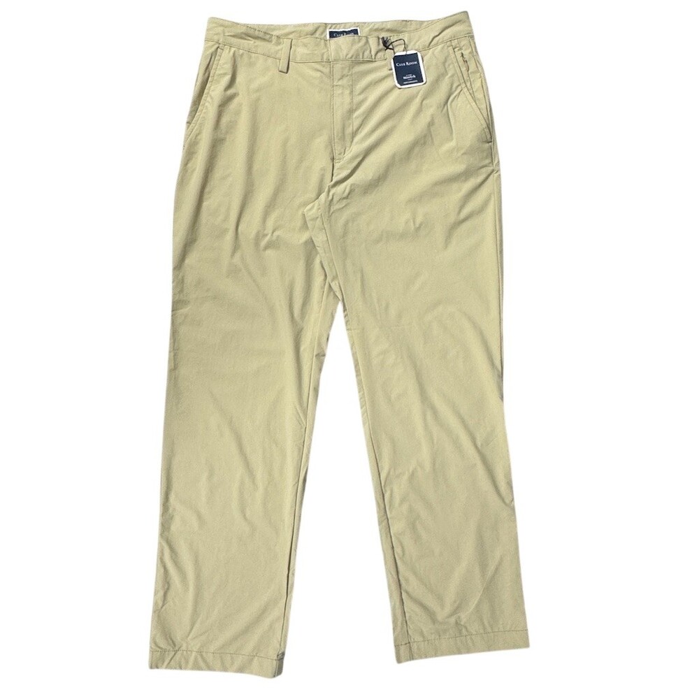 Club Room Men's Chino Pants Beige 32W 30L Straight Leg